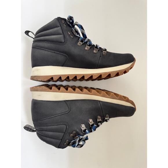 MERRELL 7.5 Black Waterproof Leather Hiking Boots - Picture 5 of 11